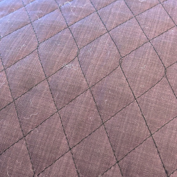 CROSCILL 16" SQUARE PURPLE AMETHYST QUILTED THROW PILLOW - Picture 5 of 9